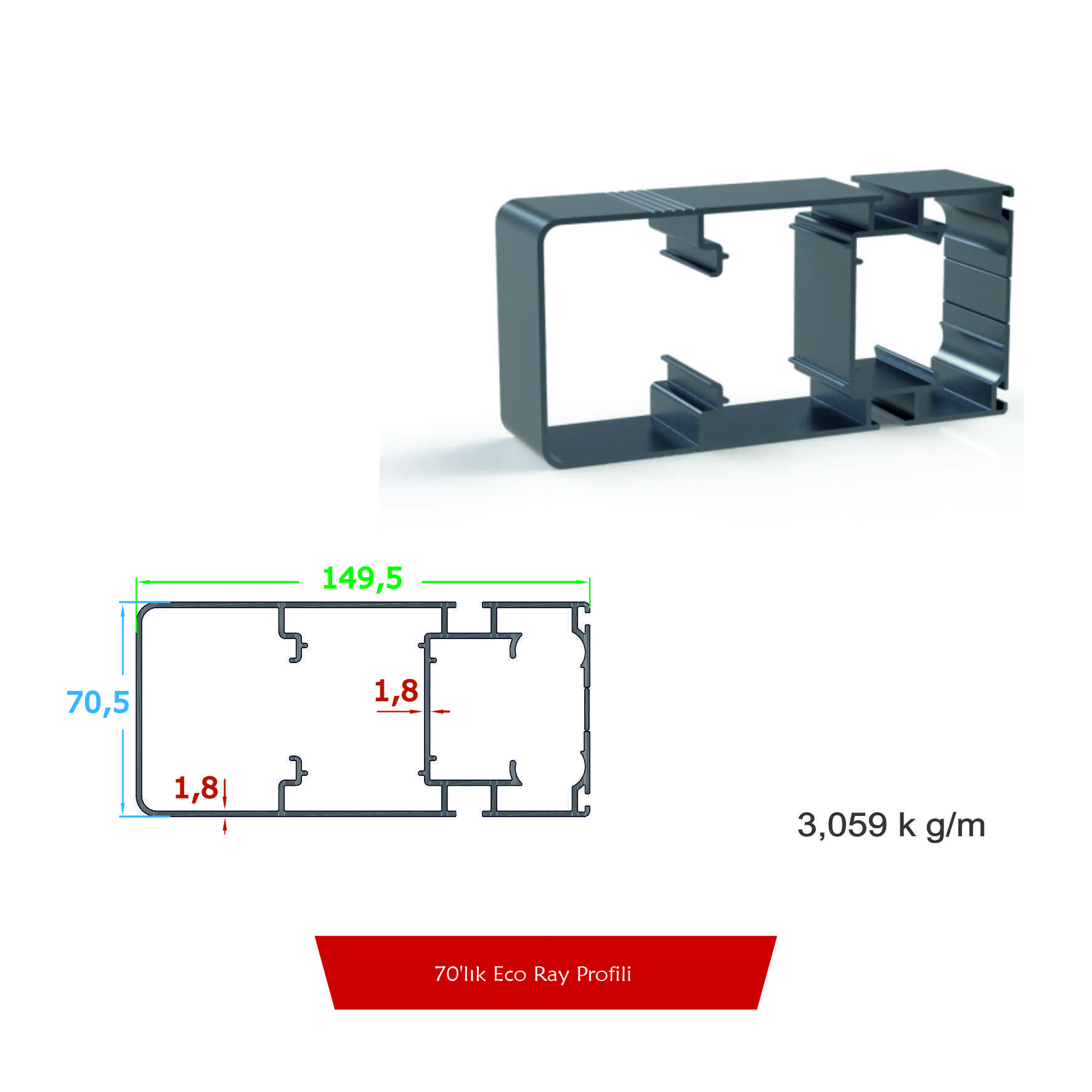 70'lik Eko Ray Profili