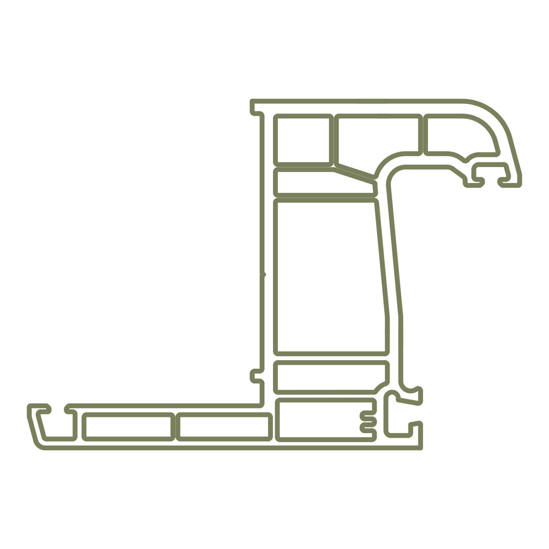 Plus Pervazlı Kasa Profili